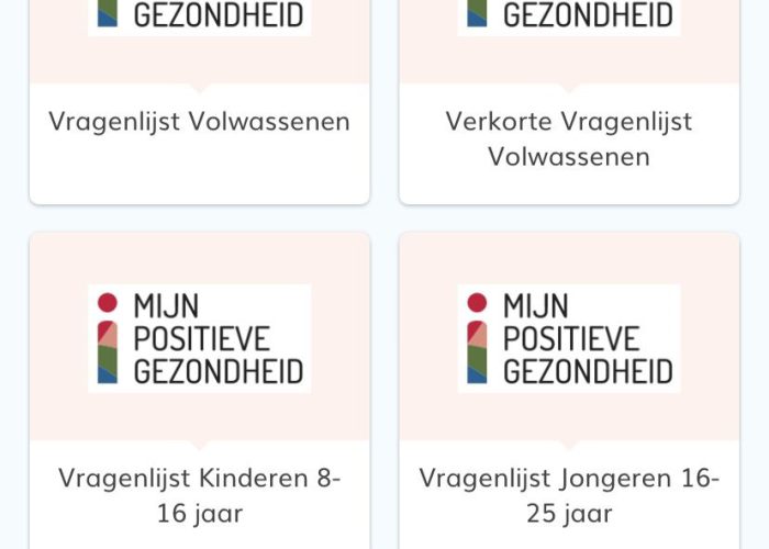 Vragenlijsten Positieve Gezondheid in Quli